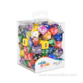 Personalize Clear Dice Vinyl Box Packing